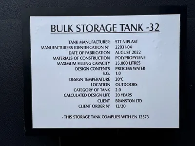 Used 2022 STT Nilplast 35,000 Litre Aluminum  Tanks GB | Perry Equipment #1517081
