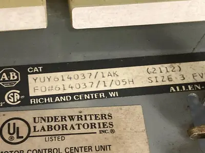 Used ALLEN-BRADLEY YUYG14037/1AK Starters | Surplus Asset Holdings #1204965
