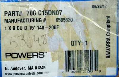 NEW WATTS 700-C15DN07 VALVE REGULATOR 6505820 700-245 700C15DN07