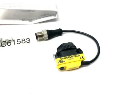 USED BANNER ENGINEERING EXPERT SERIES CLEAR OBJECT SENSOR, ALL-PURPOSE, 3000MM RANGE