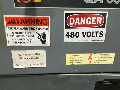Used ATLAS COPCO GA55 Rotary Screw & Sliding Vane Air Compressors Ohio US | HGR 24 #1568452