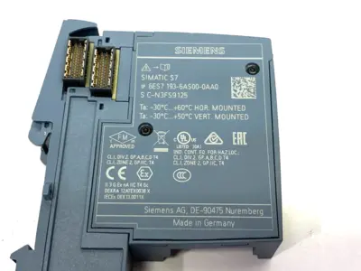 Used SIEMENS SIMATIC ET 200SP BUS ADAPTER, W/ BASE TERMINAL Connector Accessories | Maverick Industrial Sales #1108955