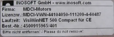 USED LENZE EL 1700 OPERATOR INTERFACE TOUCHSCREEN 3401-0005 EL1700