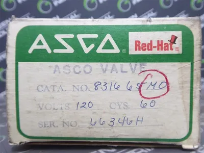 ASCO 831665MO Red Hat Solenoid Valve New NIB