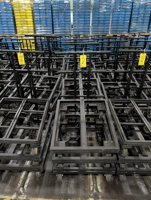 (18) Rolling Material Carts