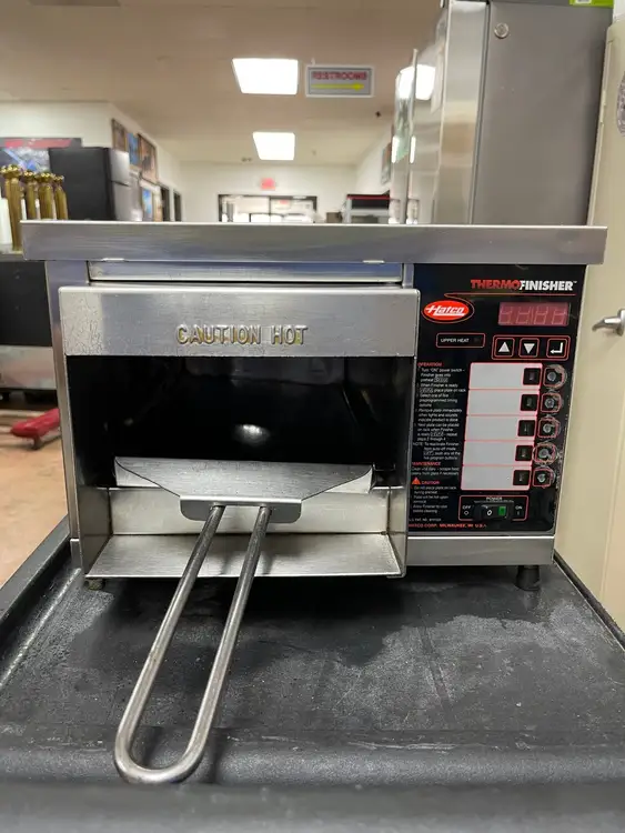 Used Hatco Used Hatco Thermo Food Finisher Warmer Melter Toaster TF-2010 220V Salamanders & Cheese Melters Illinois US | Falcon Restaurant Supply #1376337