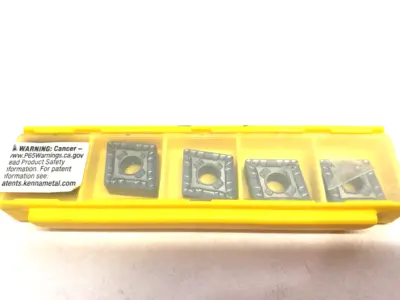 USED KENNAMETAL KENLOC™ INSERT C-STYLE NEGATIVE CNMG120408MR