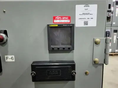 1200A 4160V Switchgear, Main Breaker & Tie Breaker w/ 2 Auxiliary Units
