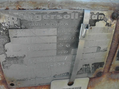 USED INGERSOLL RAND 3X10DA-7