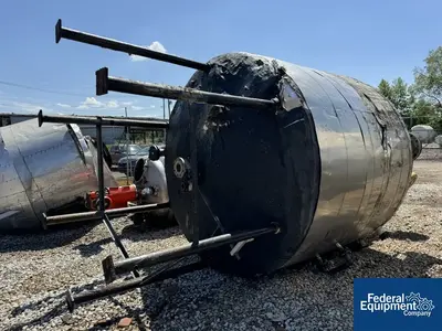 USED Alloy Fabricators 3,500 Gal Alloy Fab Kettle, S/S, 5/150#
