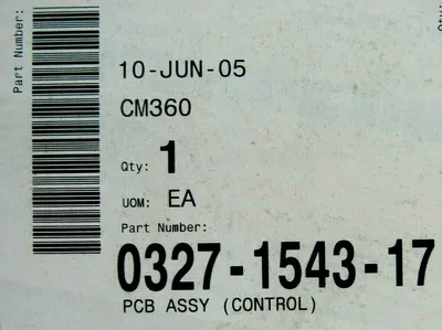 NEW CUMMINS 0327-1543-17 CONTROL PCB ASSY 327-1543-17-BT-0003205C30 0327154317