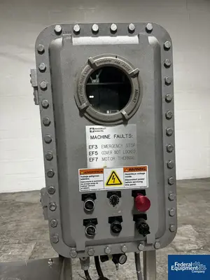 USED Rousselet Robatel 300MM Rousselet Robatel Basket Centrifuge, Model RC30VXR, 316 S/S