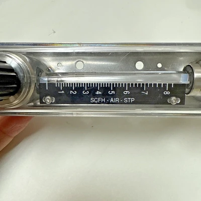 King Instrument Company 74C123G081323510 Glass Tube FlowMeter