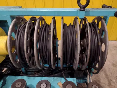 40 TON MODERN HYDRAULICS 4 CYLINDER PORTABLE HYDRAULIC DIE SETTING & SEPARATING SYSTEM: STOCK #23776