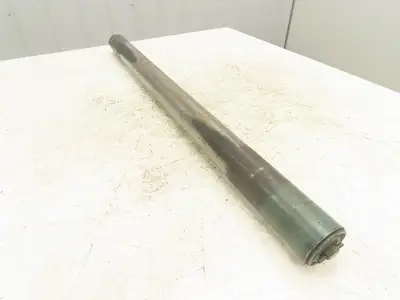 Hytrol 2.5"x 38"BF Steel Gravity Conveyor Roller 11/16" Hex Axle