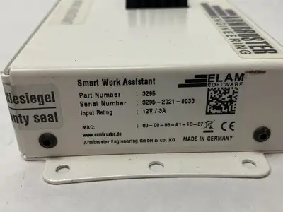 USED ELAM SOLUTIONS SMART WORK ASSISTANT SWA INDUSTRIAL COMPUTER, HIGH PERFORMANCE