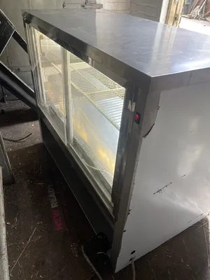 174-0062 Commercial 48” Stainless Steel Dry Glass Full Service Case