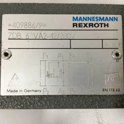 USED MANNESMANN REXROTH ZDB 6 VA2-42/200V