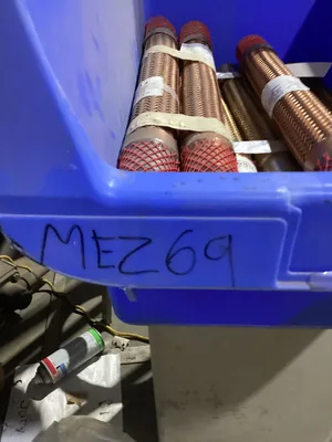 1” MPT x 14” Brass / Stainless Steel Flexible Hose