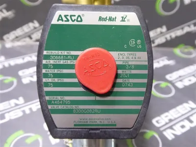 ASCO 8300G082RU Red Hat Solenoid Valve New NIB