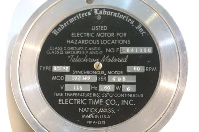 NEW ELECTRIC TIME CO. 3X2349