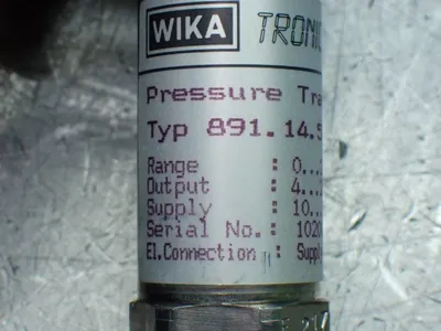 Used WIKA 891.14.520 Pressure Transmitters Ohio US | HGR 24 #831547