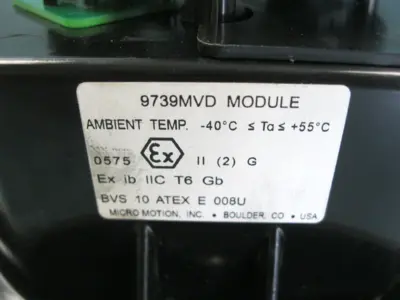 USED Micro Motion 9739 MVD 63UJEZZZ