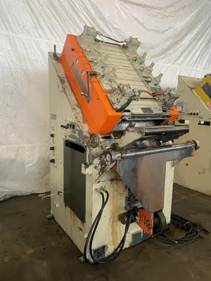 24" X .25" COE MODEL CPPS-PO-400-24 POWERED 7 ROLL COIL STRAIGHTENER: STOCK 18353