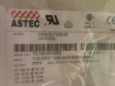 New | in-Stock ASTEC VS3-C6-F233-02 Miscellaneous Equipment (Electrical & Power) Ohio US | Surplus Asset Holdings #1337575