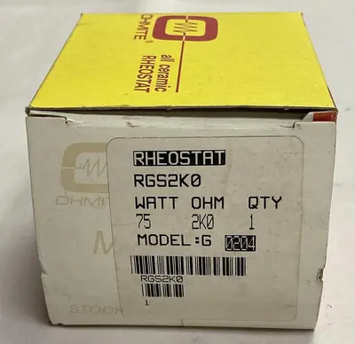 New | in-Stock OHMITE RGS2K0E Miscellaneous Equipment (Electrical & Power) | Surplus Asset Holdings #1189250