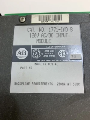 USED Allen Bradley 1771-IAD