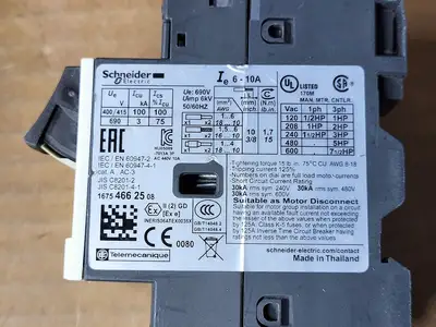 USED SCHNEIDER ELECTRIC GV2ME14