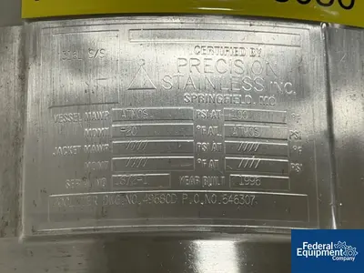 Used Precision _UNKNOWN_ Stainless Steel Tanks Ohio US | Federal Equipment Company #1337942
