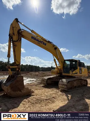 Used 2022 KOMATSU 490LC-11 Excavators Texas US | Proxy Equipment #1377982