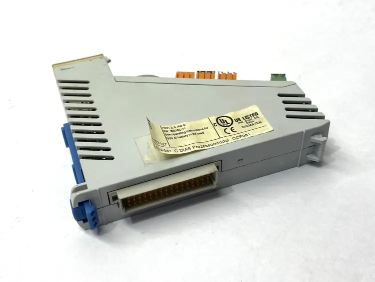 Used SIGMATEK C-DIAS PROCESSOR MODULE CCP081 MISSING COVER PLC Processors Michigan US | Maverick Industrial Sales #1090654