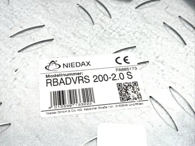 New | in-Stock Niedax RBADVRS 200-2.0 S,RBADVRS 200-2.0S,RBADVRS200-2.0S Misc Electrical & Power Parts Michigan US | Maverick Industrial Sales #1475188