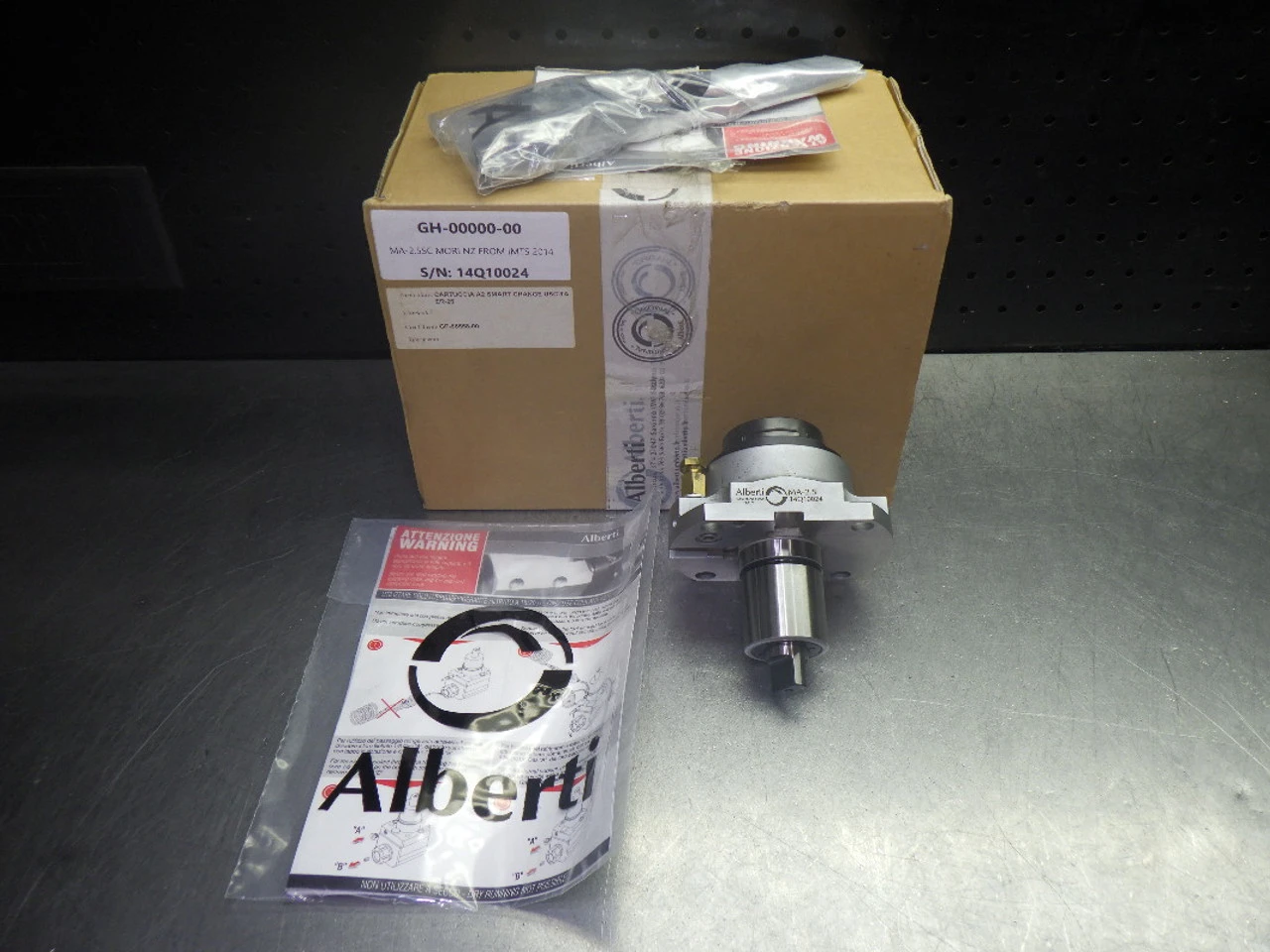 Alberti ER25 A2 Smart Change Live milling Head For Mori Seiki NZ MA-2.5SC (LOC283B)