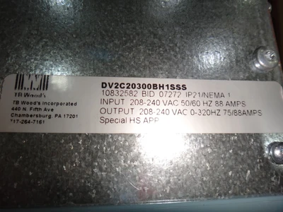 TB Woods DV2C20300BH1SSS