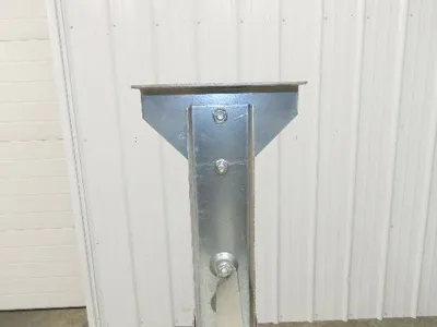 36"W Conveyor Leg Stationary Floor Support 30" to 43"H Galvanized