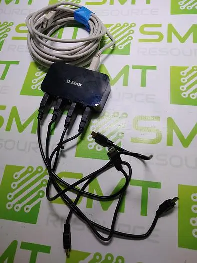 Used D-LINK 4 PORT ROUTER In-Line PCB Depaneler | SMT Resource #489989