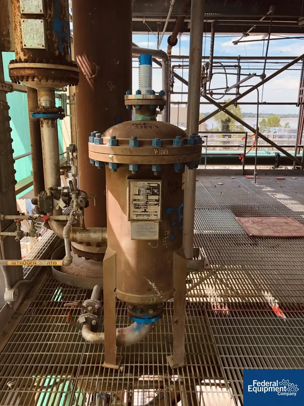 USED Trumbo, Incorporated 40 Gal Trumbo Receiver, S/S, 100#