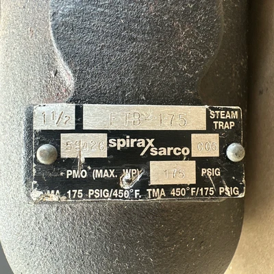 NEW Spirax Sarco 1-1/2 FTB-175
