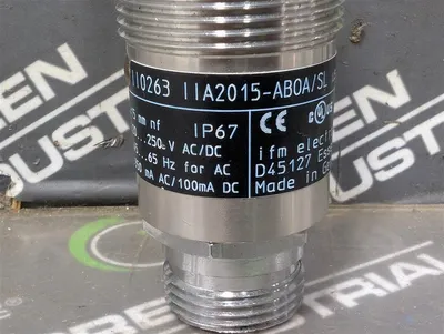 ifm Electric 110263 Inductive Proximity Sensor 11A2015-AB0A/SL Used