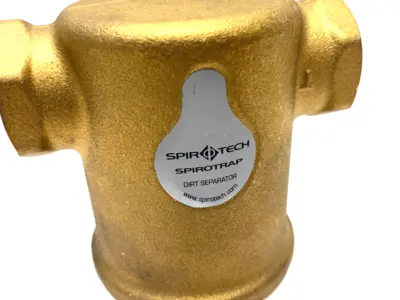 USED SPIROTECH SPIROTRAP BRASS BODY DIRT SEPARATOR