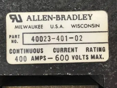 USED ALLEN BRADLEY 40023-401-02