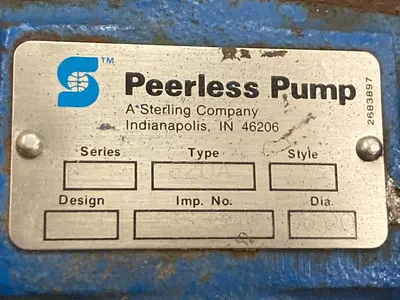 Used PEERLESS PUMP _UNKNOWN_ A.C. Motors | Surplus Asset Holdings #1204522