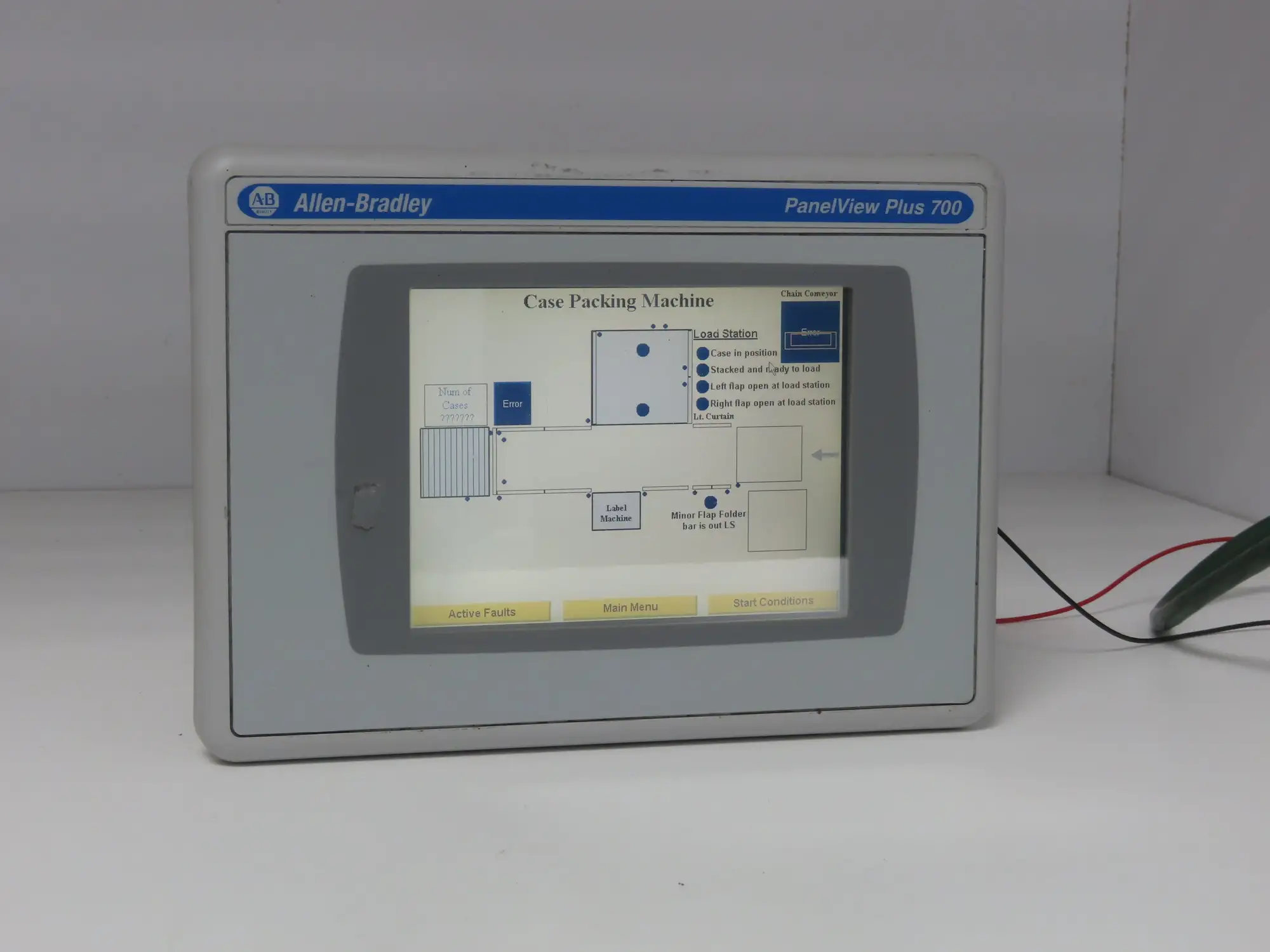 Allen Bradley 2711P-T7C4D8 PanelView Plus 700 Touch Panel Terminal Interface 24V