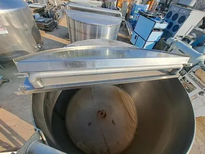 Tank, 1,300 Gallon, 316 Stainless Steel, Dish Bottom, JV Northwest, #5991311