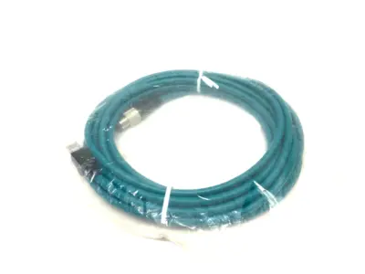 NEW COGNEX ETHERNET CABLE 5M A-CODED RJ45 TO M12 8-PIN