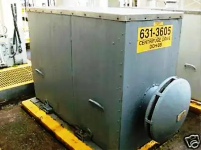 Western States 40 x 24 Quadramatic perforate basket centrifuge, 316SS.